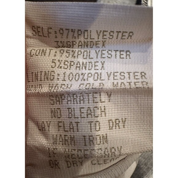 Rabbit Rabbit Rabbit Black & White abstract print wrap dress size 10 - Picture 5 of 6